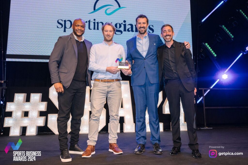 Sport Business Awards 2024 - Sporting Giants Winners Best Business Serving Sport under £3m turnover